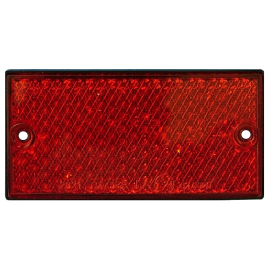 CATADIOPTRE Rouge 2 trous 105*54mm
